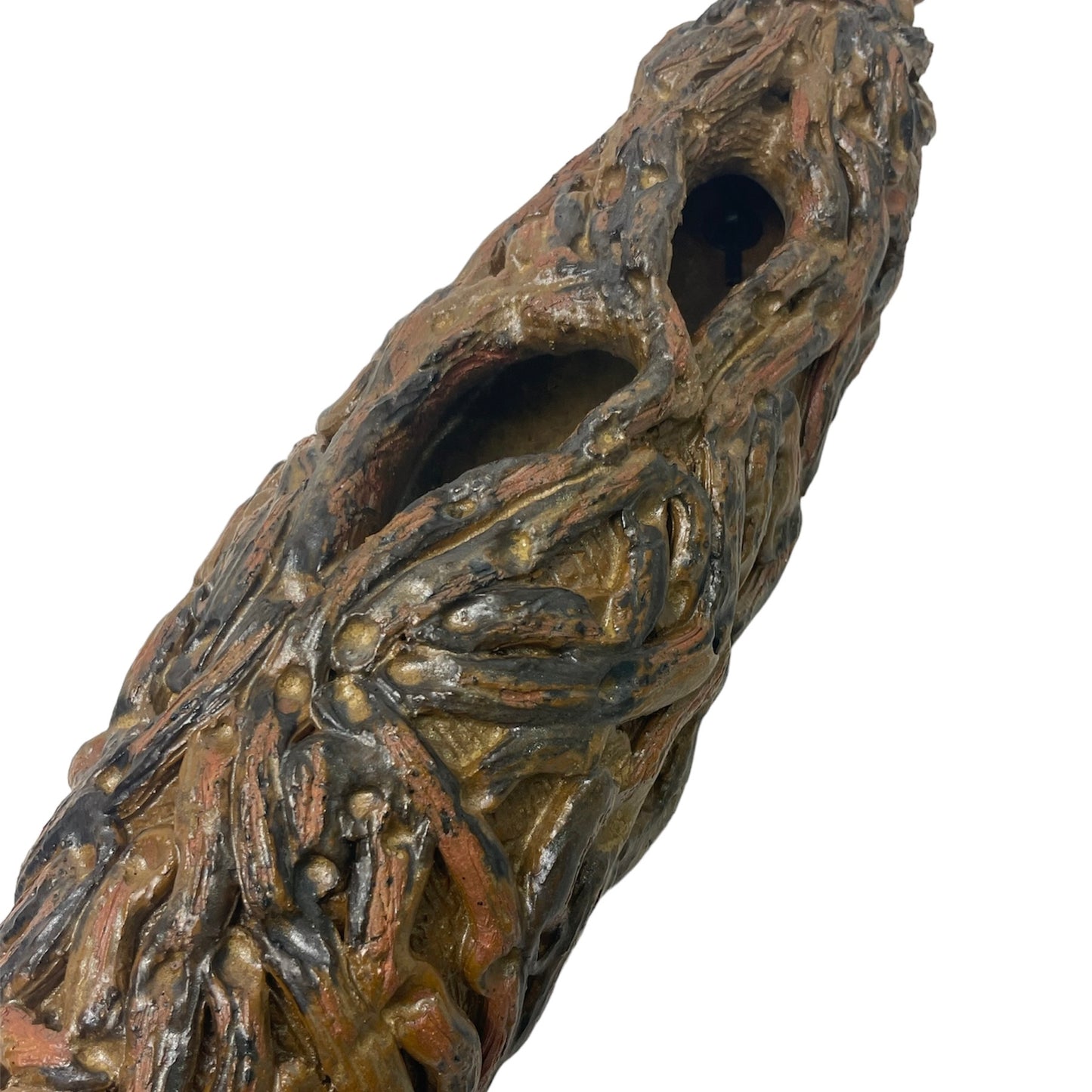 Sogetsu Pottery Studio's unique hanging flower vase "Bamboo Caterpillar"