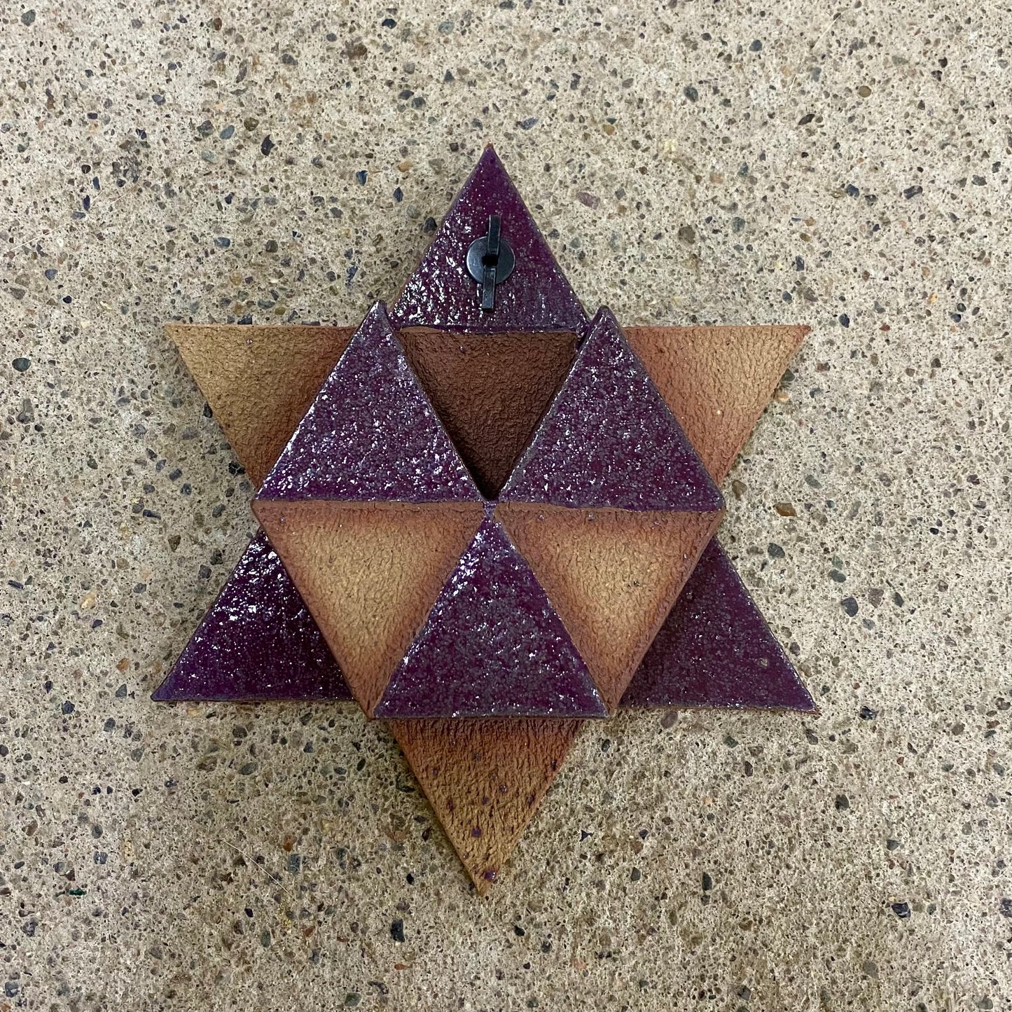 Sogetsu Pottery Studio Original Flower Vase "Star"