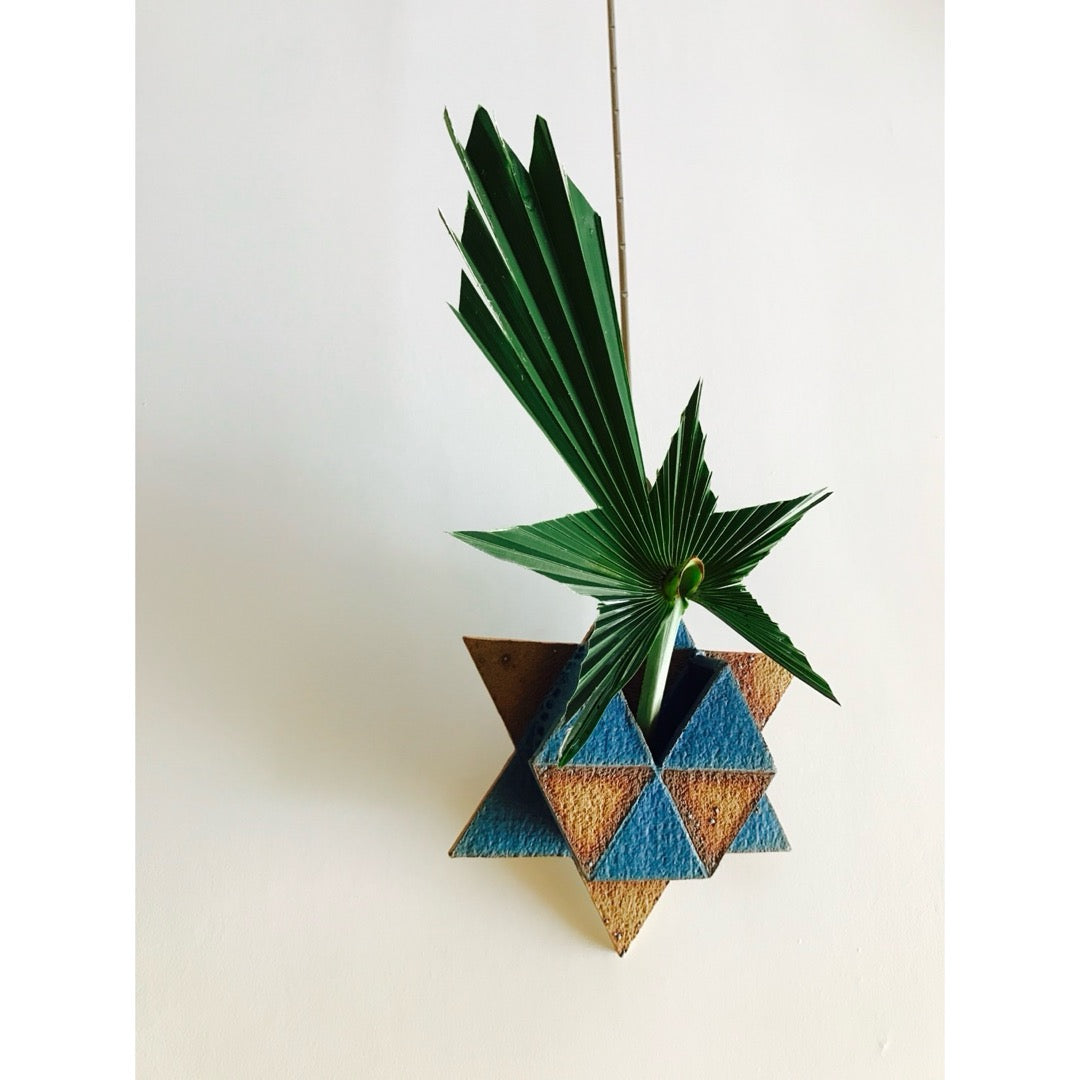 Sogetsu Pottery Studio Original Flower Vase "Star"