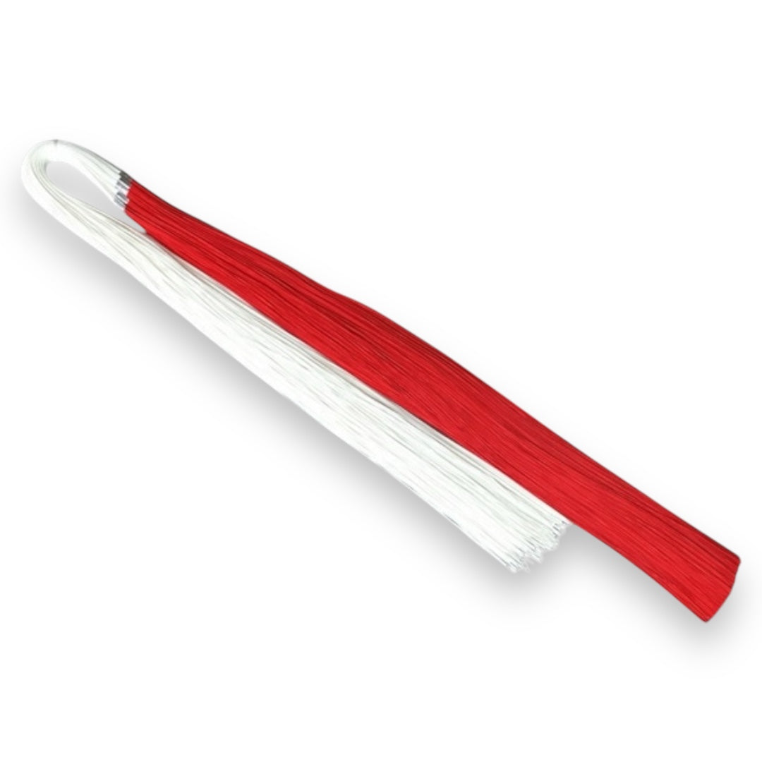 Red and white Mizuhiki (No. 60 with 5 pieces, 181cm)