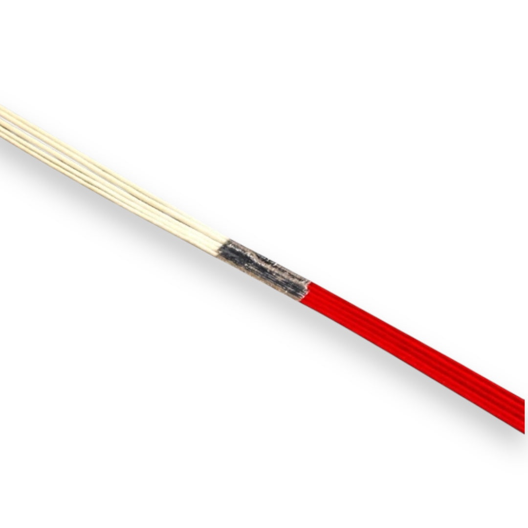 Red and white Mizuhiki (No. 60 with 5 pieces, 181cm)