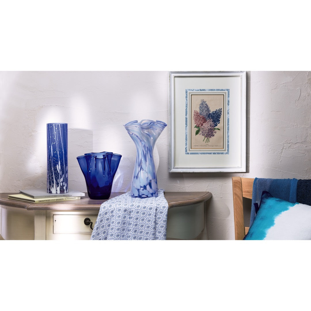 Glass Square Blue