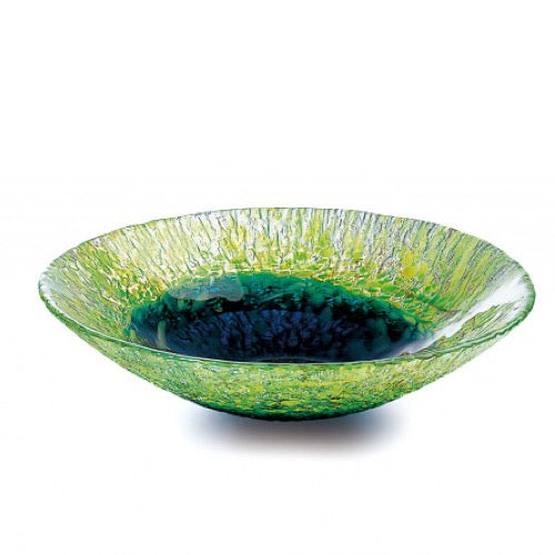 Glass Water Basin Fresh Green
