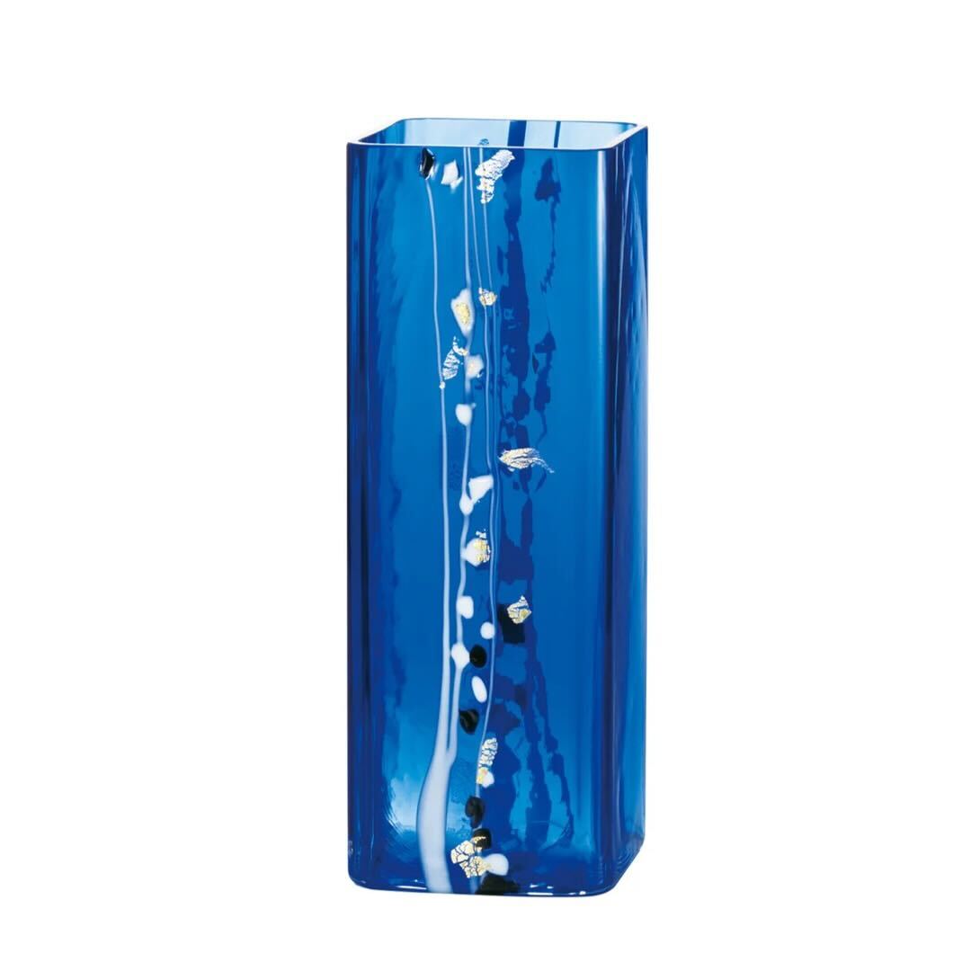 Glass Square Blue