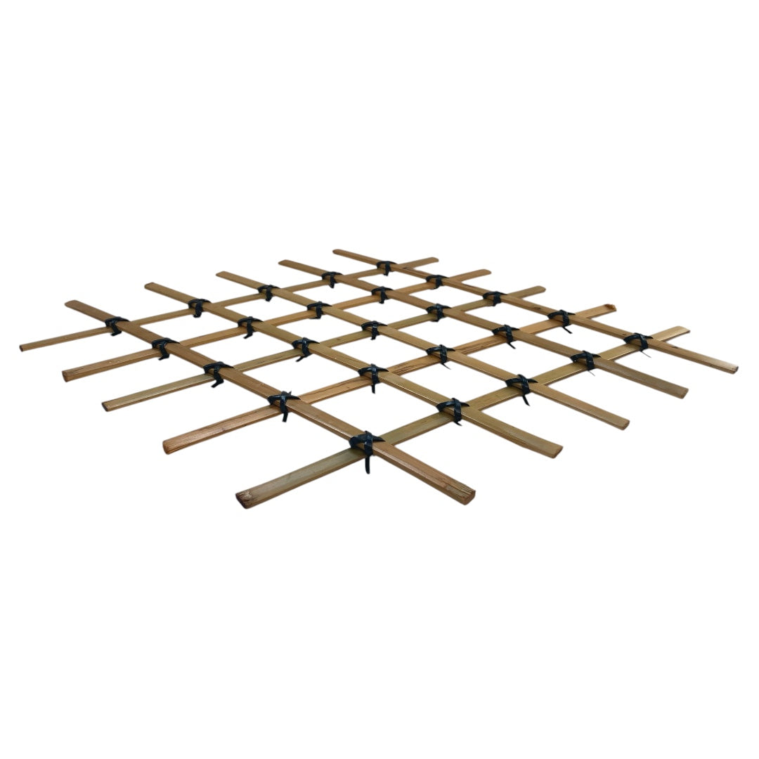 Bamboo fence diamond shape