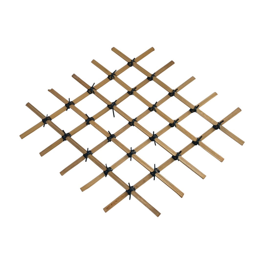 Bamboo fence diamond shape