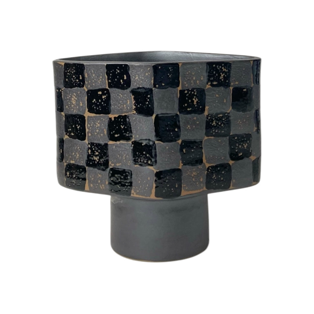 Black checkered pattern