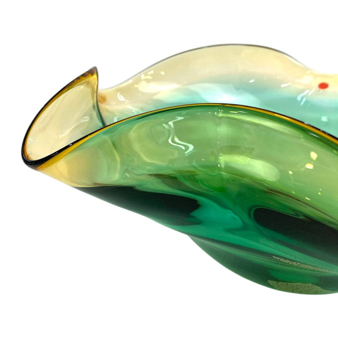 Glass Water Basin Gold Style