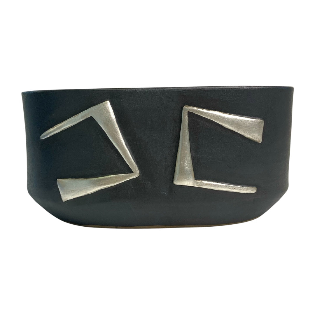 Black mud silver