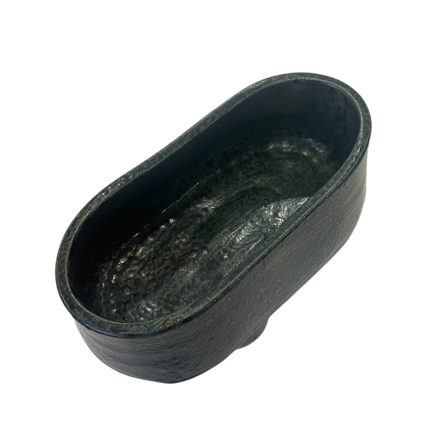 Kiln-changed navy blue