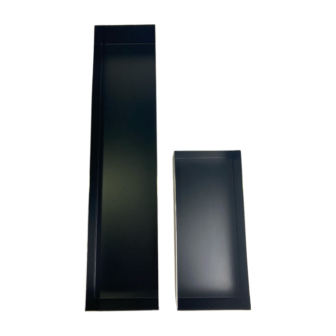 Stainless steel rectangular water basin, size S