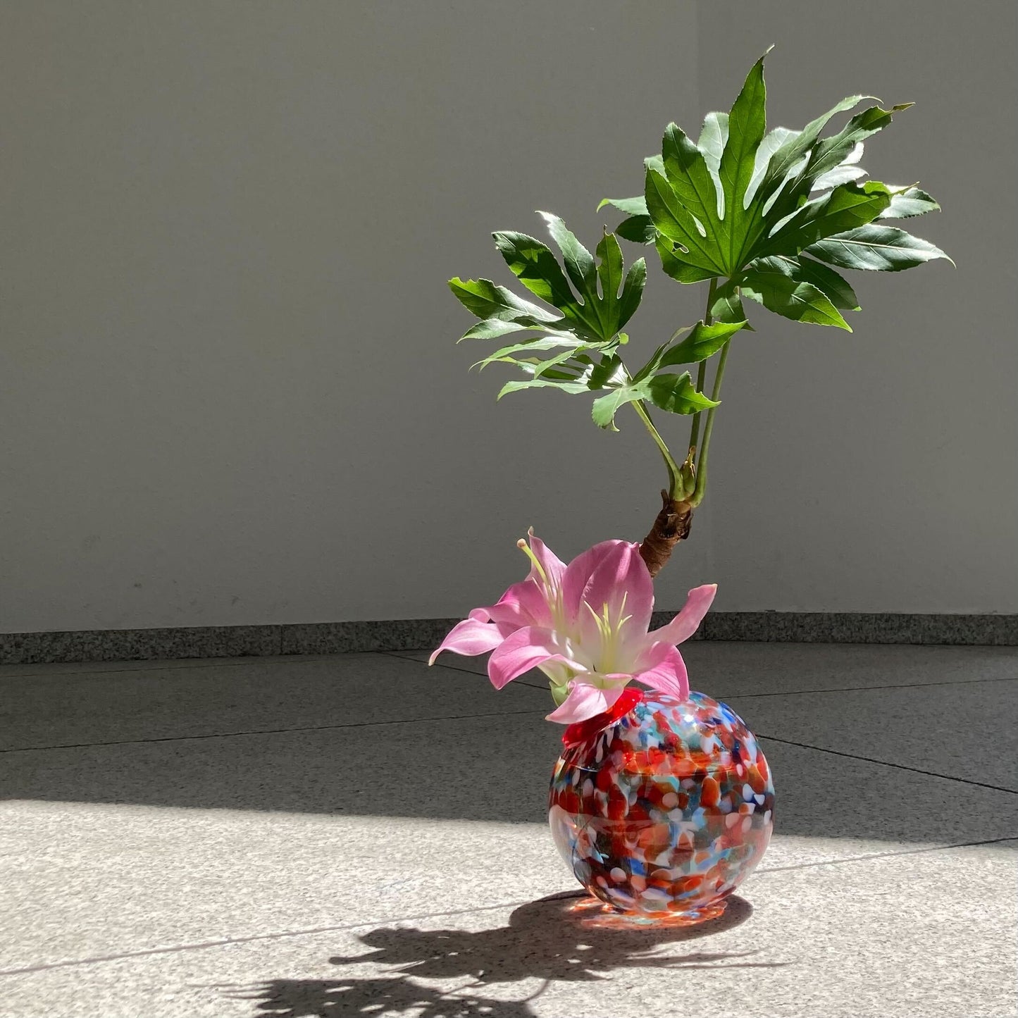オリジナルガラス花器