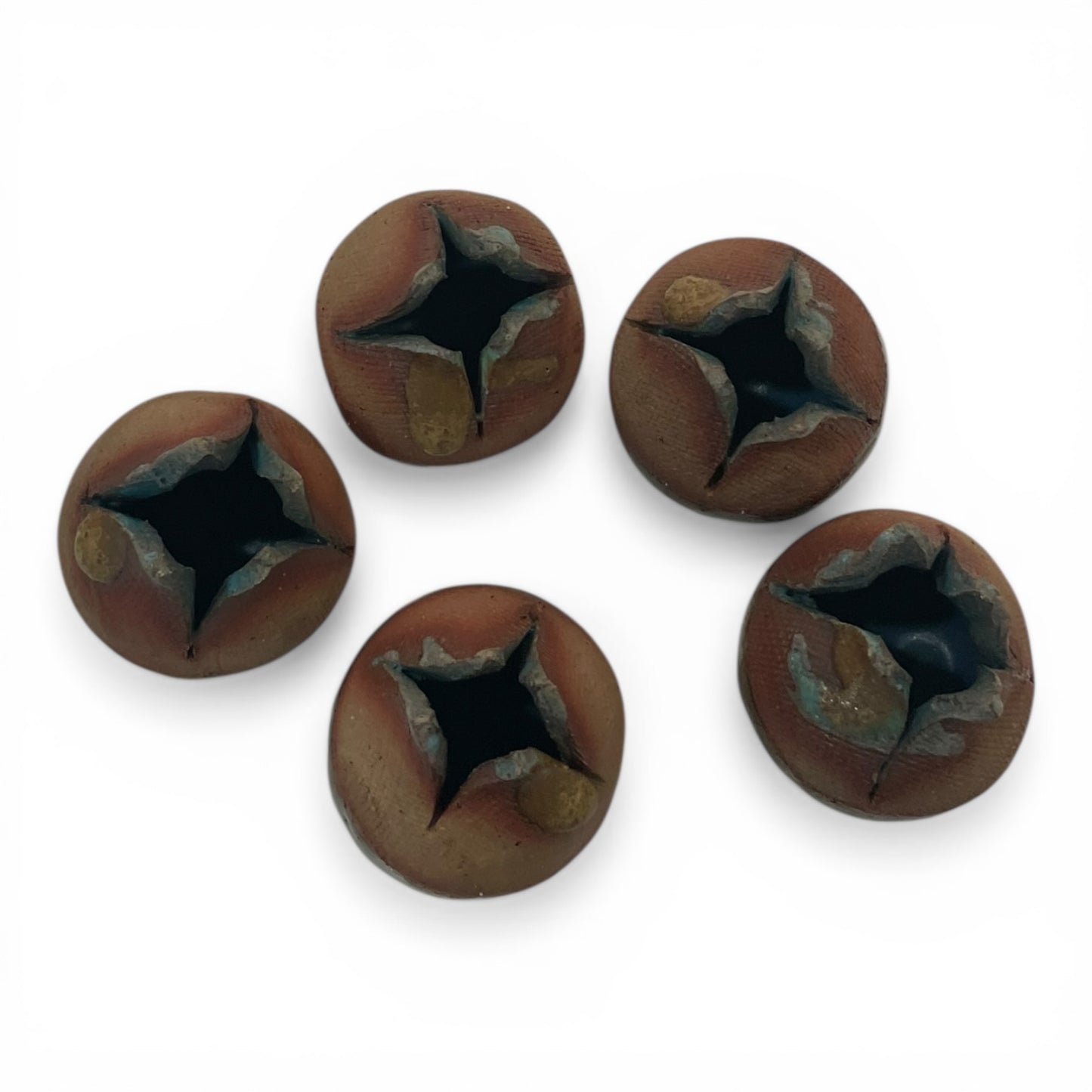 微缩模型套装：蓝红棕