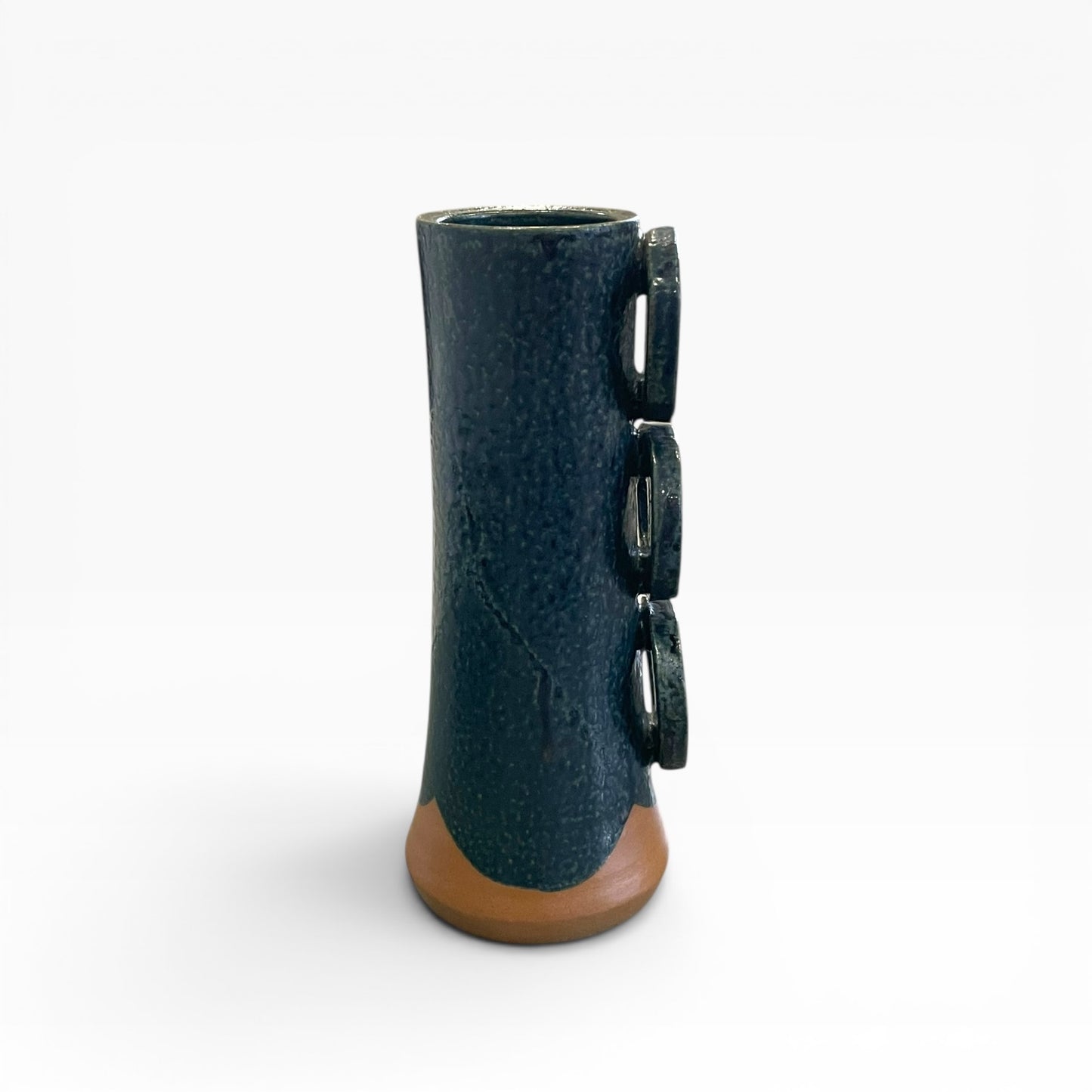 Kiln-changed navy blue