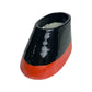Black and red socks