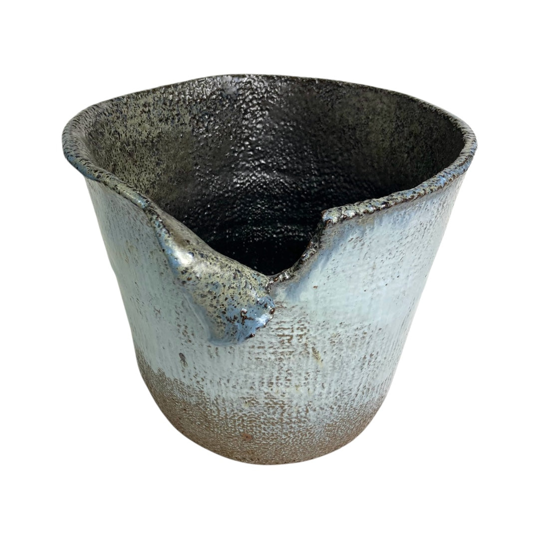 【新作】草月陶房一点もの　白(桶)