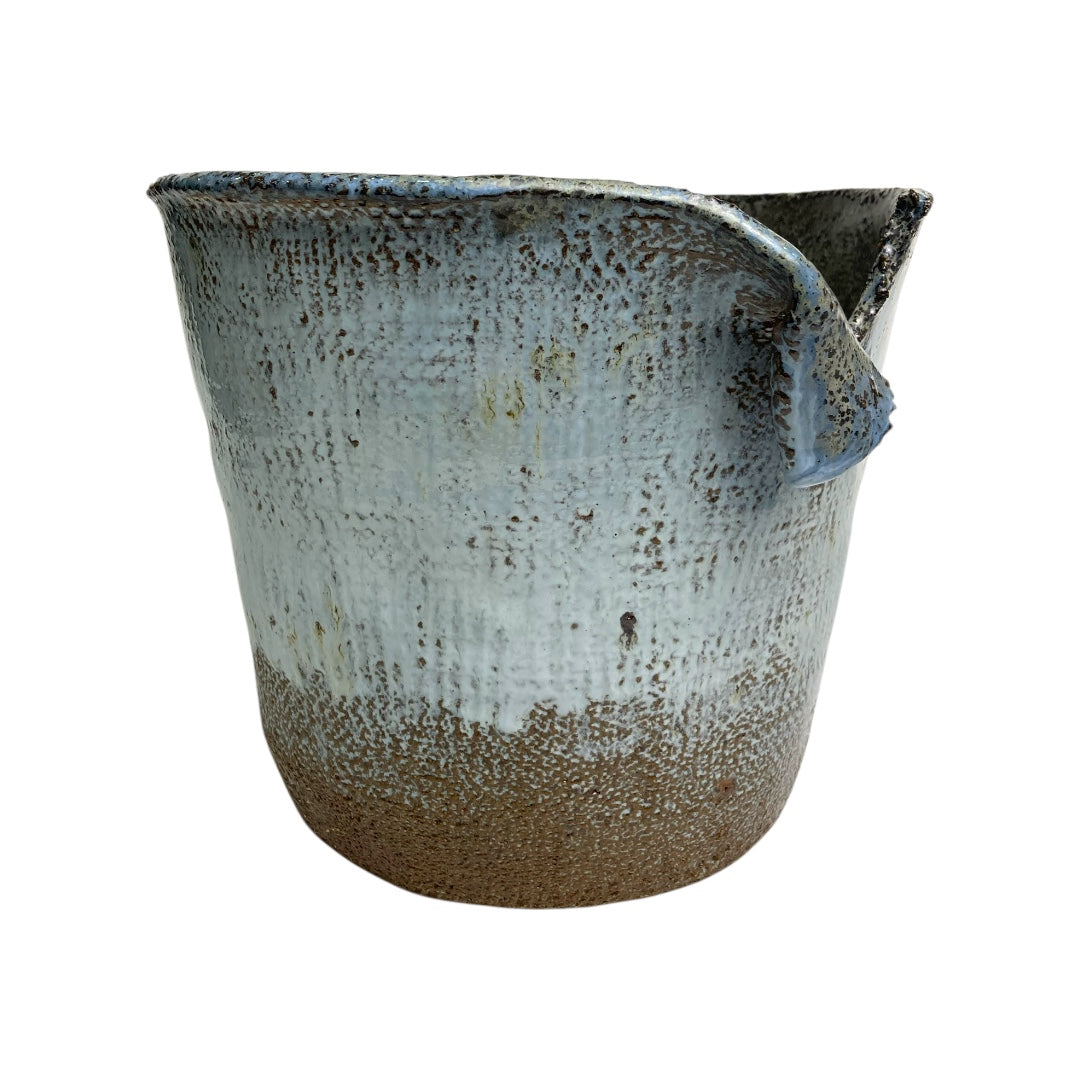 【新作】草月陶房一点もの　白(桶)