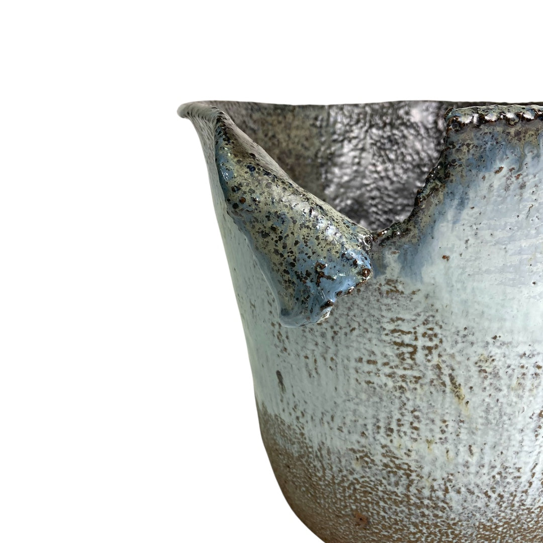 【新作】草月陶房一点もの　白(桶)