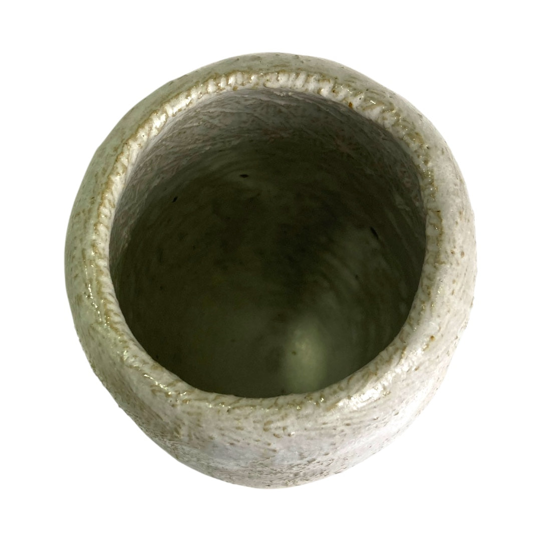 【新作】草月陶房一点もの　白マット(つづみ)