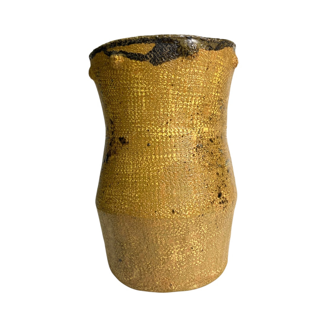 【新作】草月陶房一点もの　黄色マット