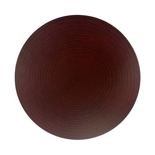 敷板　漆マット　渦