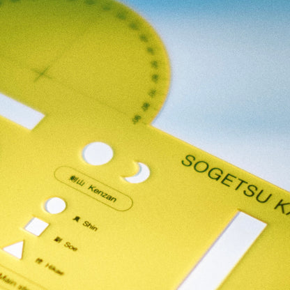 Sogetsu original “Flower pattern ruler”