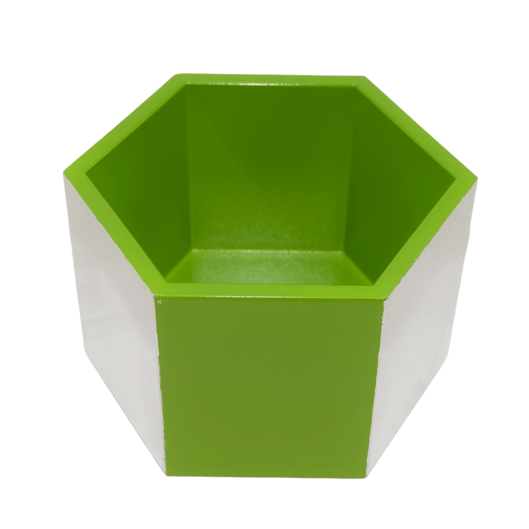 银叶龟甲缸（塑料缸）亮绿色