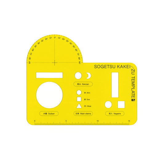 Sogetsu original “Flower pattern ruler”